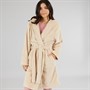 Board Angels Womens Wellsoft Hooded Robe Oatmeal
