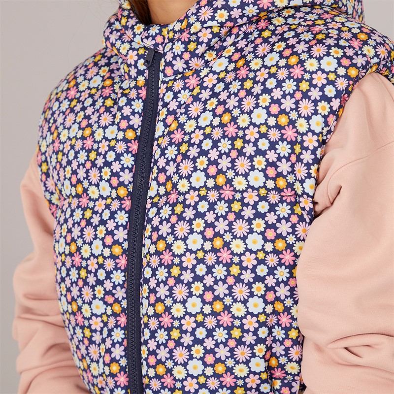 Board Angels Girls Printed Gilet Multi