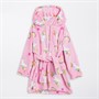 Board Angels Girls AOP Dressing Gown Pink