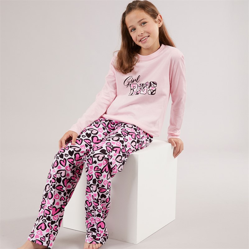 Board Angels Girls Girl Boss Pyjama Set Multi