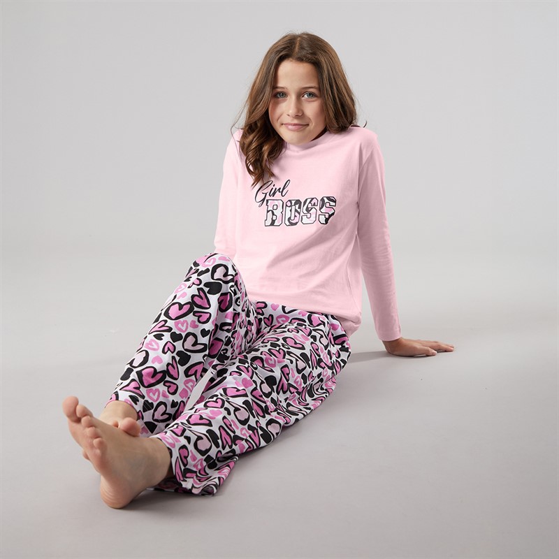Board Angels Girls Girl Boss Pyjama Set Multi