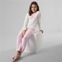 Board Angels Girls Woven Striped Pants And Jersey Top PJ Set Multi