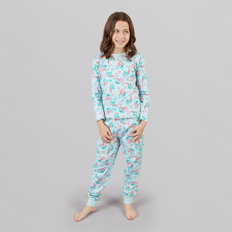 Board Angels Girls Mermaid Pyjama Set Multi Multi