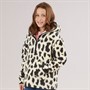 Board Angels Girls Leopard Half-Zip Fleece Jacket Multi