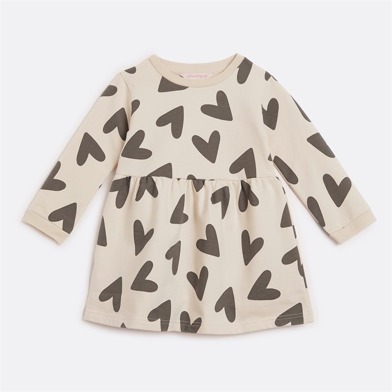 Board Angels Girls AOP Fleece Jumper Dress Multi