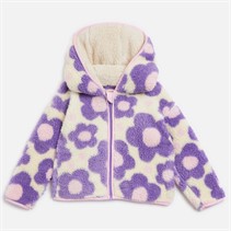 Board Angels Infant Girls Zip-Through Fleece Jacket Multi