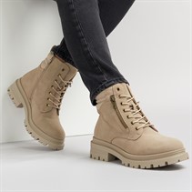 Board Angels Womens Mitton Boots Beige