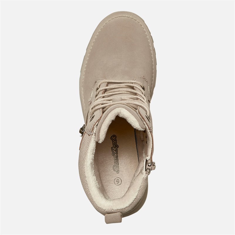 Board Angels Womens Mitton Boots Beige