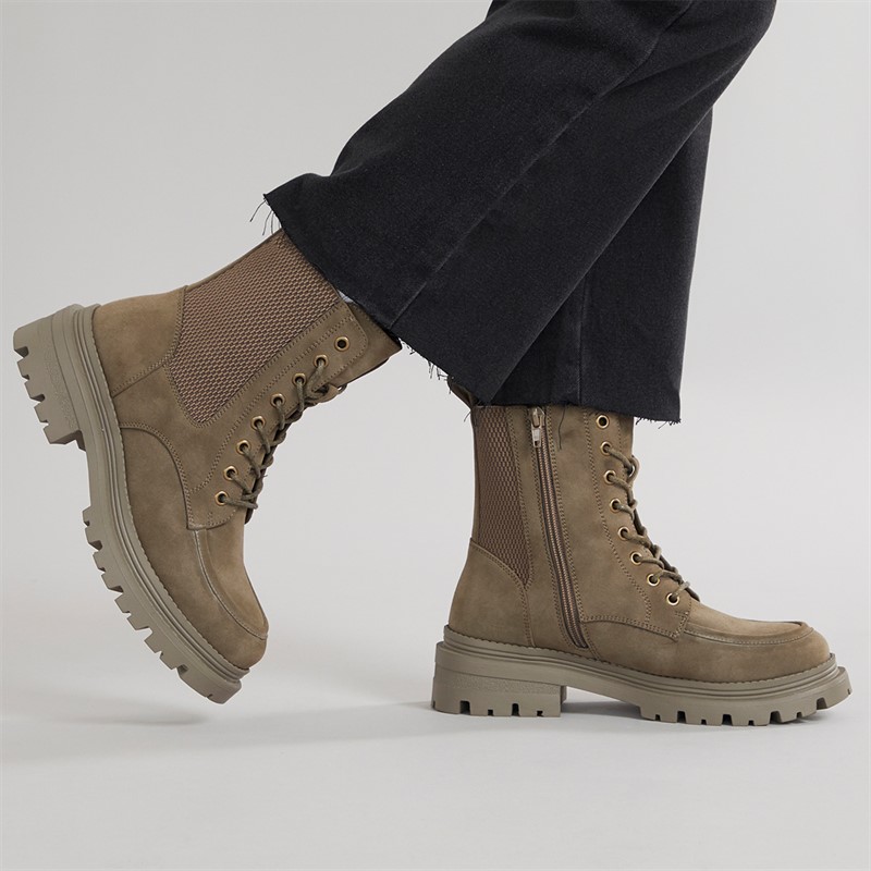 Womens Yohanna Boots Beige - Size 3