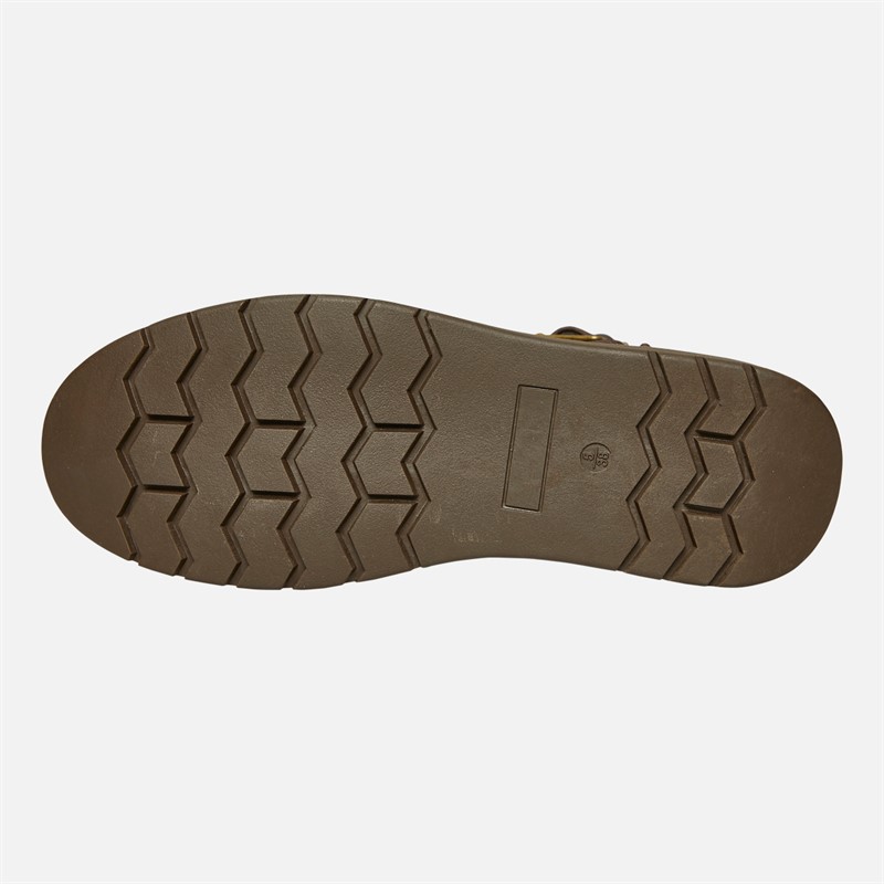 Board Angels Womens Oldenburg Knee High Wedge Boots Brown