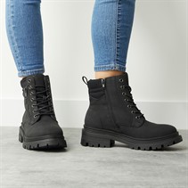 Board Angels Womens Mitton Boots Black
