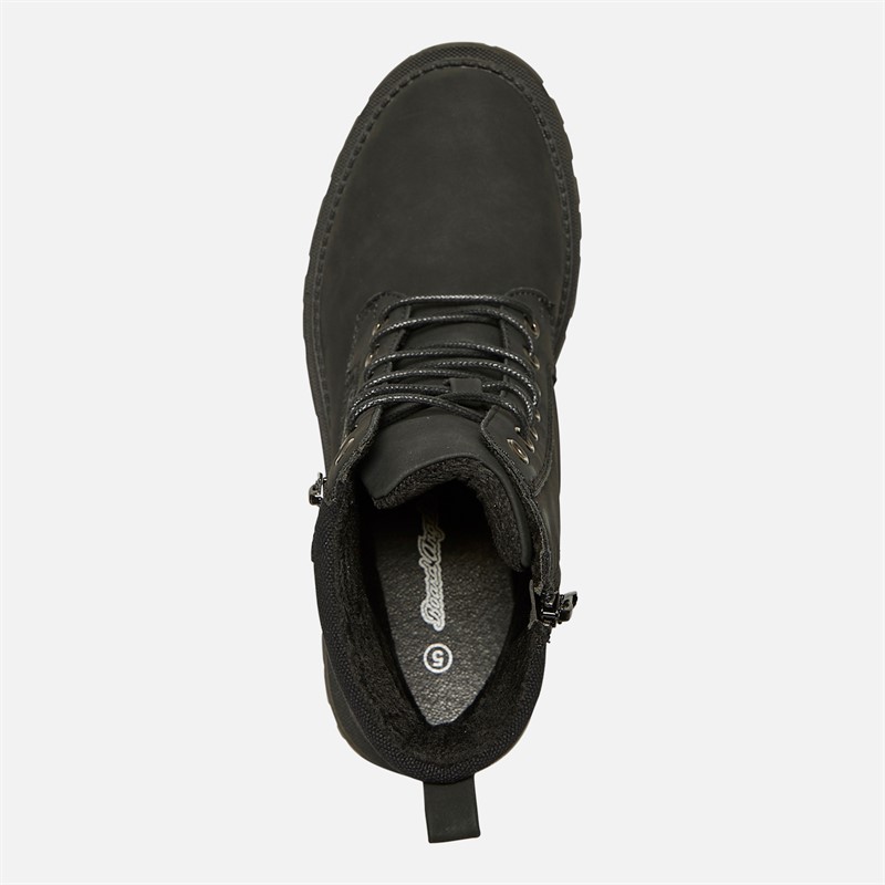 Board Angels Womens Mitton Boots Black