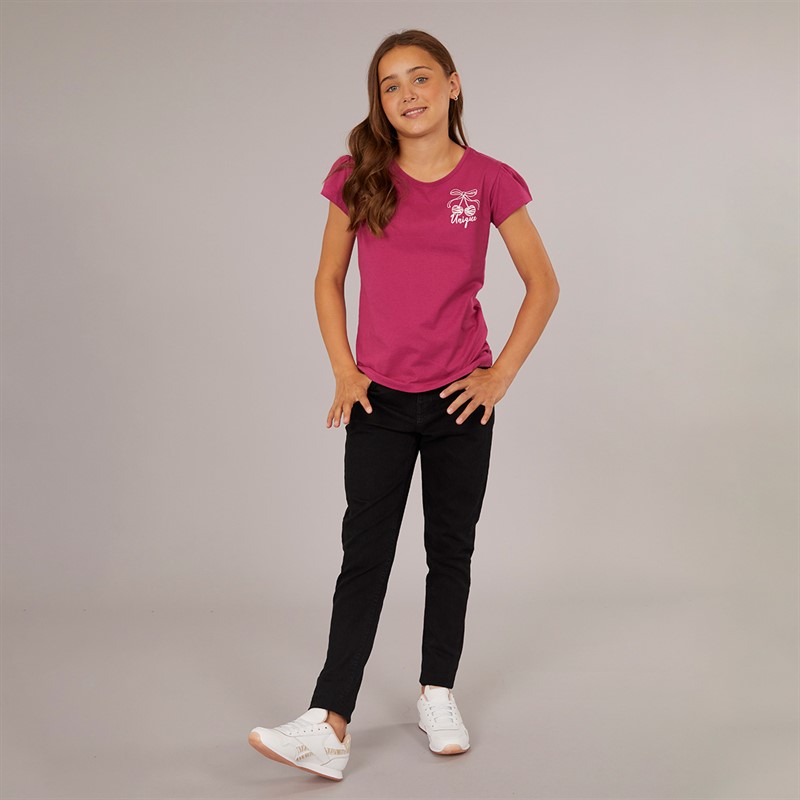 Board Angels Girls Three Pack Zebra T-Shirts Multi