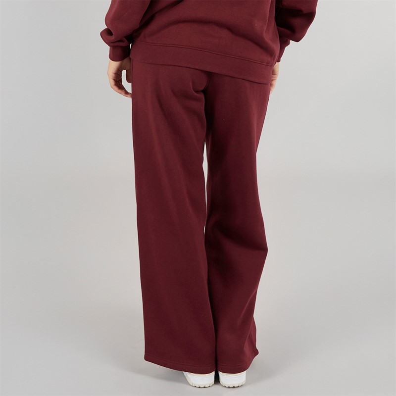 Board Angels Womens Open Hem Joggers Burgundy