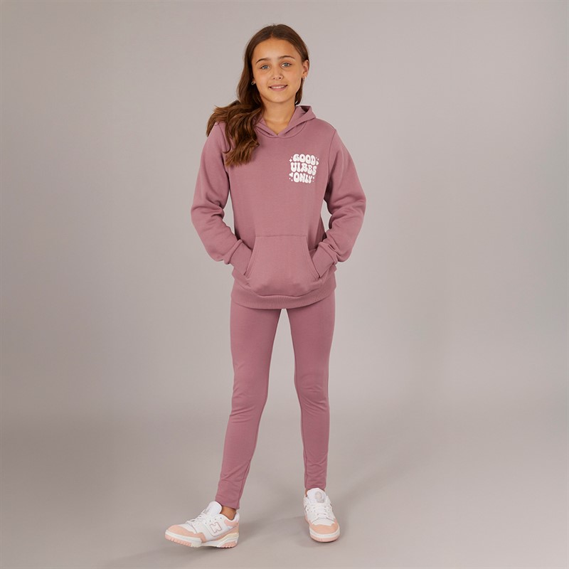 Board Angels Girls Hoodie And Leggings Set Nostalgia Rose