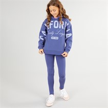 Board Angels Girls Collegiate Hoodie And Leggings Set Skipper Blue