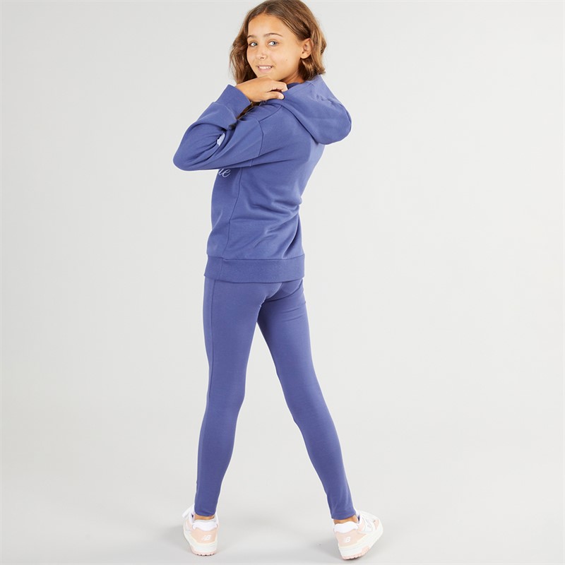 Board Angels Girls Collegiate Hoodie And Leggings Set Skipper Blue