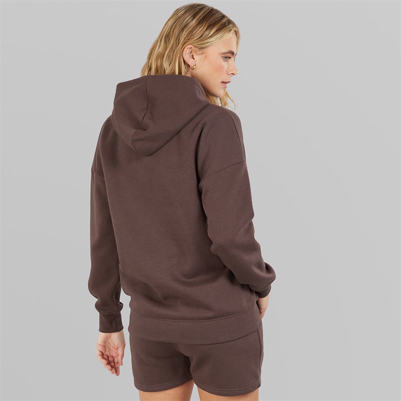 Board Angels Womens Hoodie And Shorts Set Chocolate