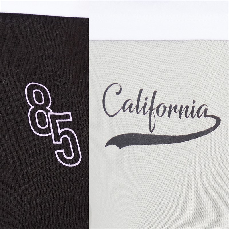 Board Angels Girls Two Pack Flared Joggers Light Grey/Black Lt Grey/Black