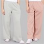 Board Angels Girls Two Pack Wide Leg Joggers Light Grey/Dusky Pink Lt Grey/Dusky Pink