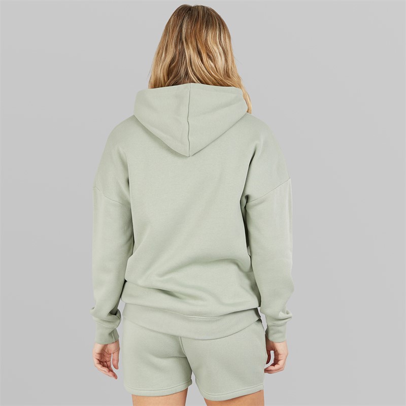 Board Angels Womens Hoodie And Shorts Set Olive Green