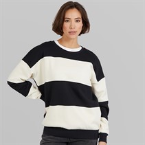 Board Angels Womens Sweatshirt Black/Ecru