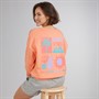 Board Angels Womens Sweatshirt Peach