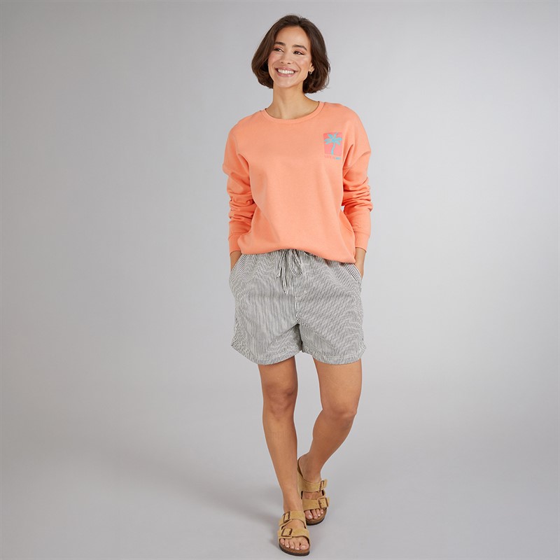 Board Angels Womens Sweatshirt Peach