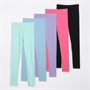 Board Angels Girls Five Pack Plain Leggings Multi