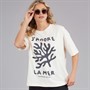 Board Angels Womens Oversized T-Shirt Ecru