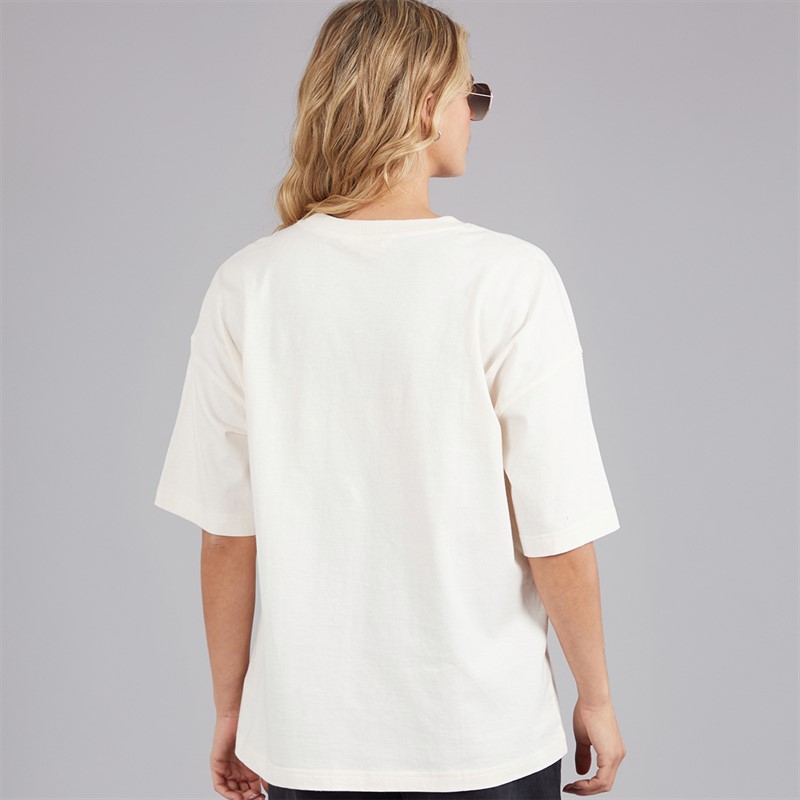 Board Angels Womens Oversized T-Shirt Ecru