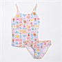 Board Angels Girls Tankini Pink Print