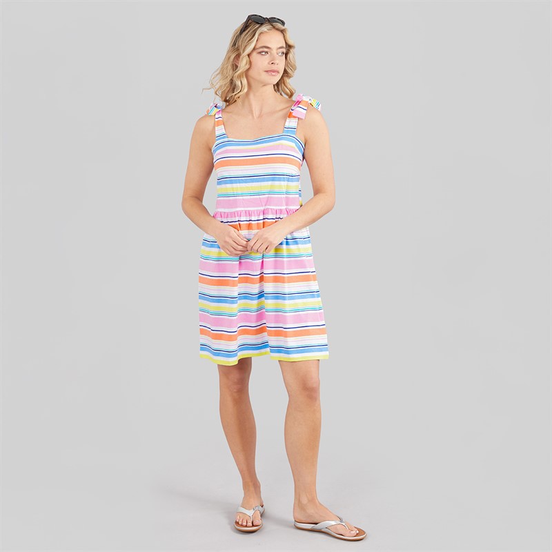Board Angels Womens Striped Dress Multi Stripe