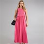 Board Angels Womens Maxi Striped Dress Pink Stripe