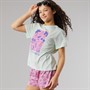 Board Angels Girls T-Shirt And Shorts Pyjama Set Multi
