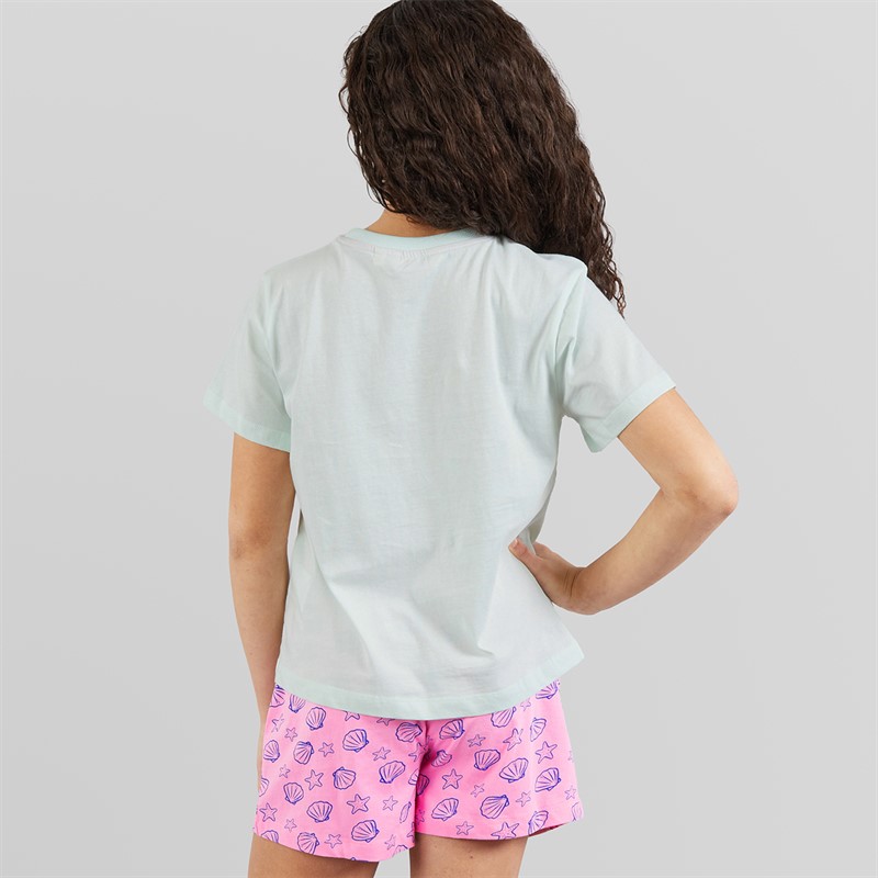 Board Angels Girls T-Shirt And Shorts Pyjama Set Multi