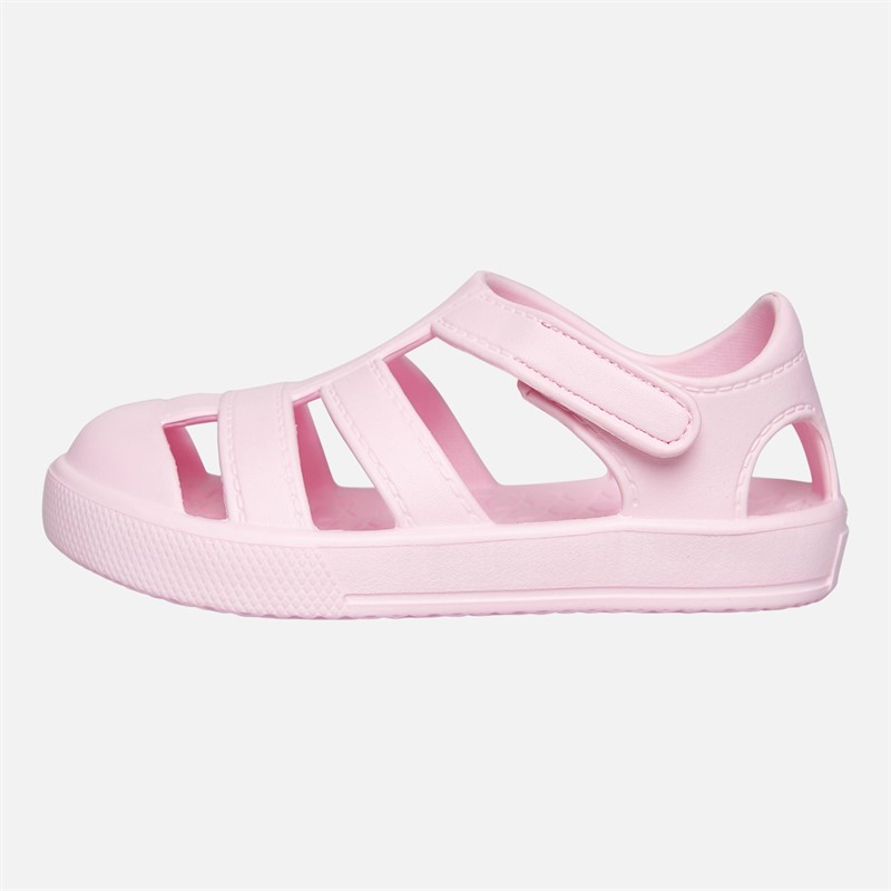 Board Angels Girls Infant Ankle Strap Sandals Pink