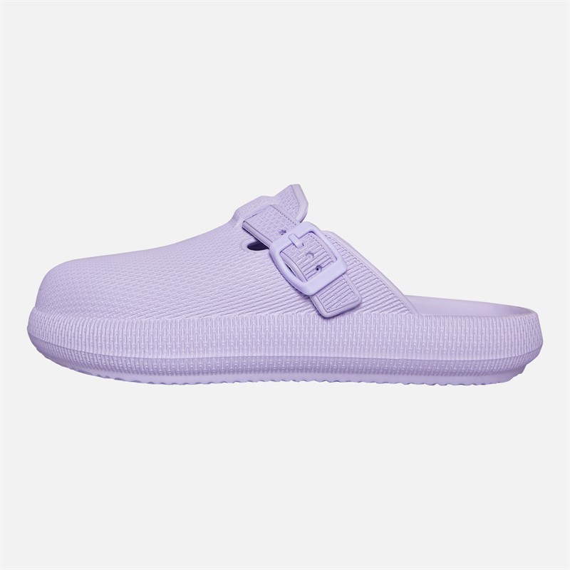 Board Angels Girls Junior Clog Sandals Lilac