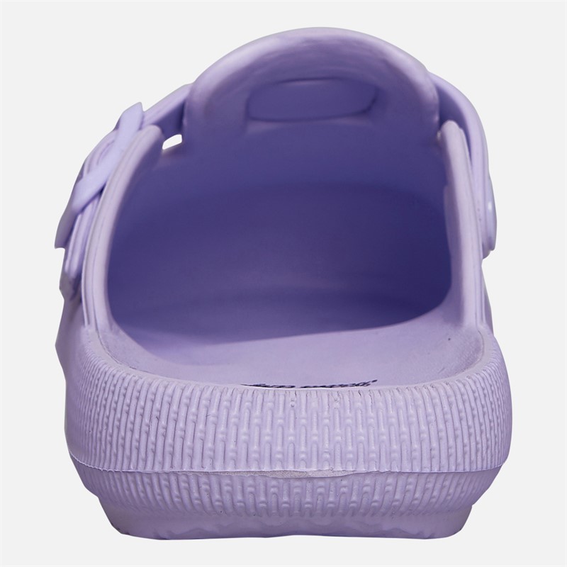 Board Angels Girls Junior Clog Sandals Lilac
