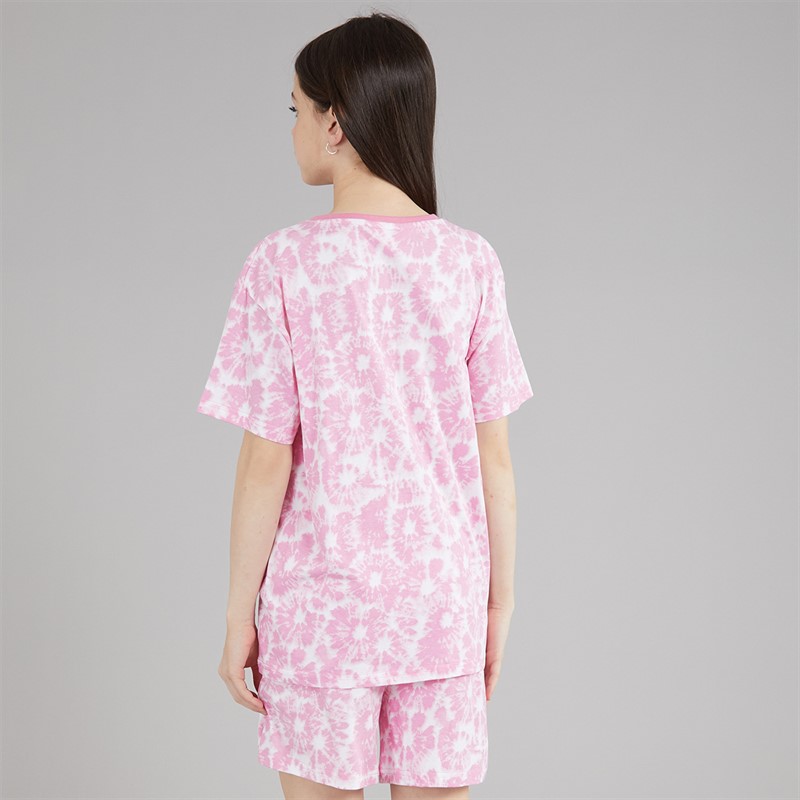 Board Angels Girls T-Shirt And Shorts PJ Set Pink