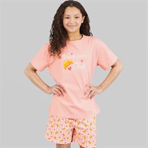 Board Angels Girls T-Shirt And Shorts Pyjama Set Multi