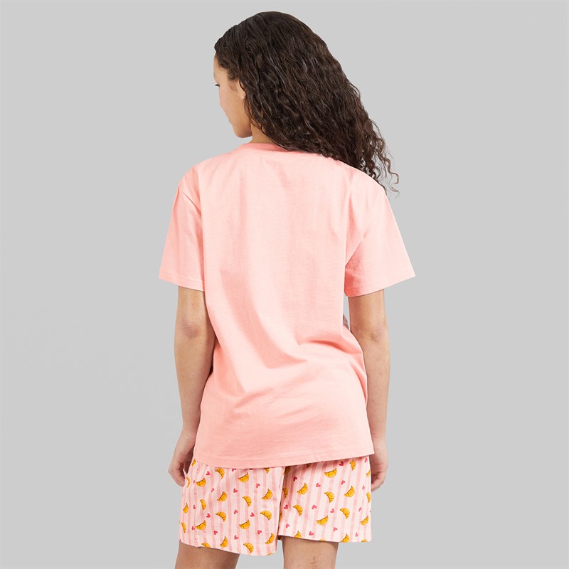 Board Angels Girls T-Shirt And Shorts Pyjama Set Multi