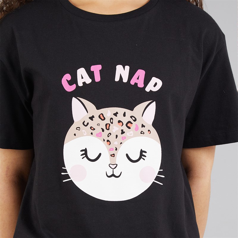 Board Angels Girls T-Shirt And Shorts PJ Set Multi