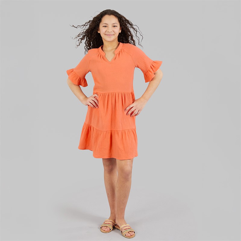Board Angels Girls Dress Coral