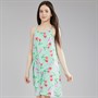 Board Angels Girls Cherry Dress Mint Print