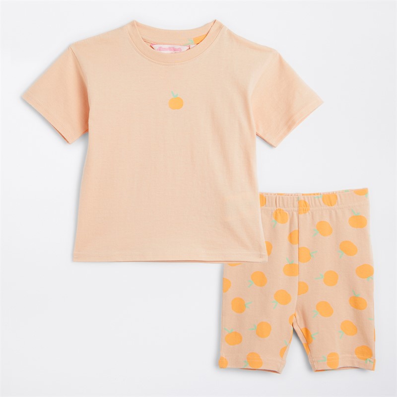 Board Angels Girls Printed Three Pack T-Shirts And Cycle Shorts Sets Multi