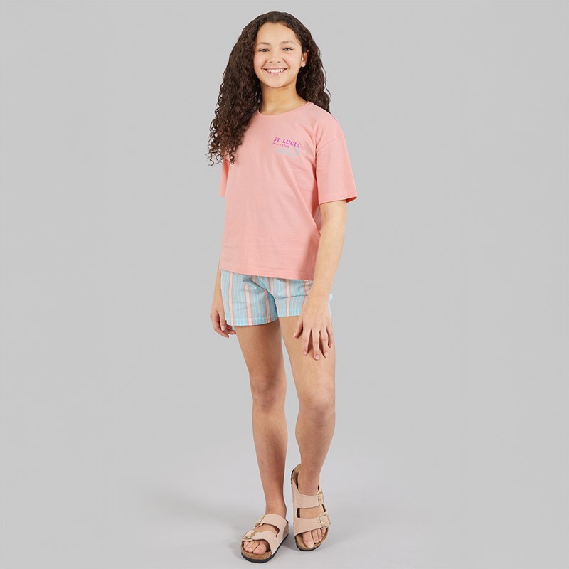 Board Angels Girls T-Shirt And Shorts Set Multi