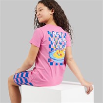 Board Angels Girls T-Shirt And Shorts Set Pink/Blue
