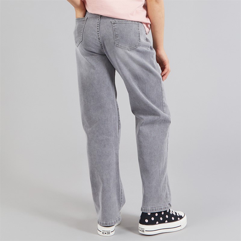 Board Angels Girls Relaxed Jeans Light Grey Wash