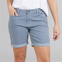 Board Angels Womens Striped Shorts Blue Stripe
